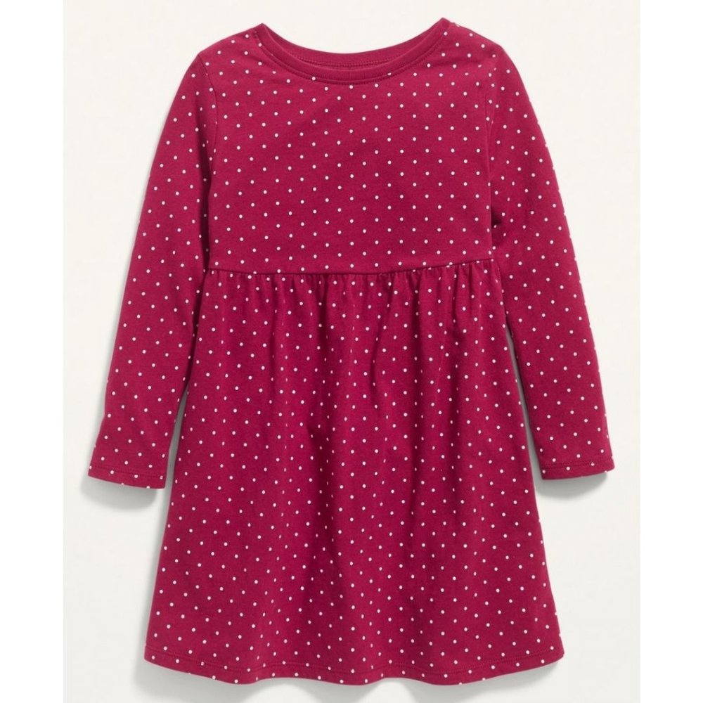long sleeve t shirt dress for toddler girl